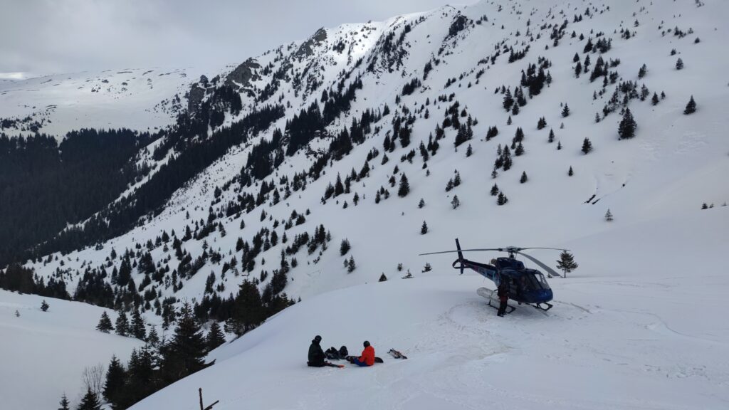 Skiing Freeride Helicopter Romania